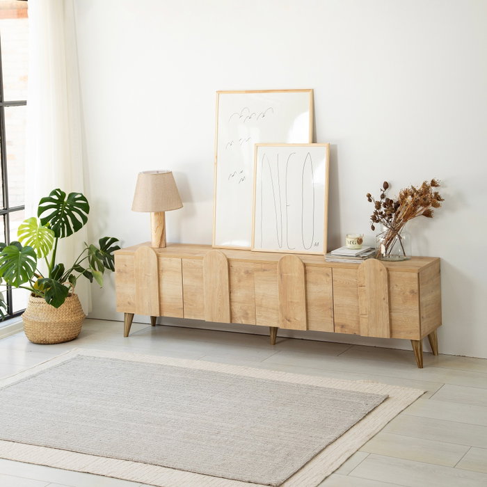 Hanah Home New Line - Sapphire Oak v2 Soporte para TV Roble